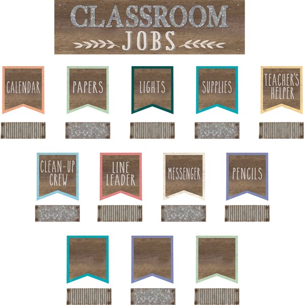 Teacher Created Resources Home Sweet Classroom Classroom Jobs Mini Bulletin Board Set TCR8801 - main